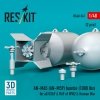 RESKIT RS48-0547 AN-M65 (AN-M59) bombs (2 pcs) (1000 lbs) for all USAF & RAF of WW2 & Korean War (3D Printed) 1/48